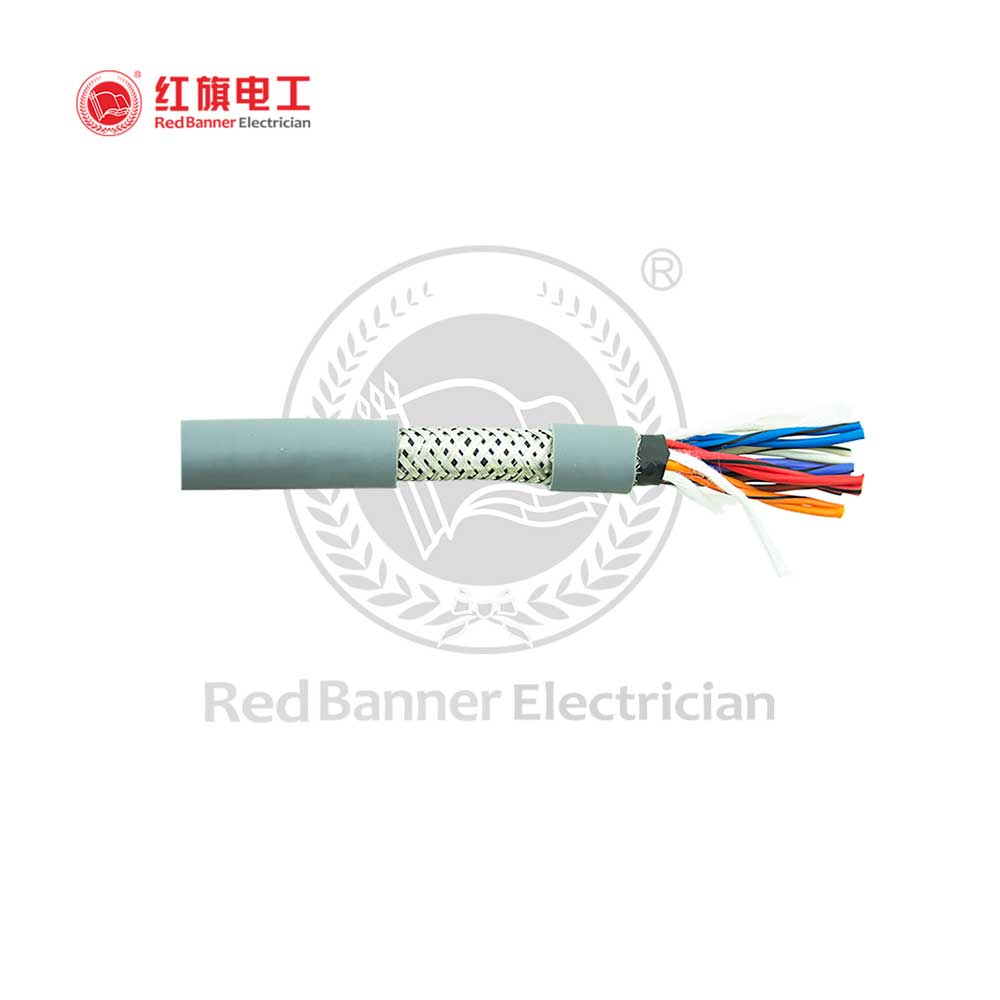 FLEX-TVVRPS 柔性雙絞屏蔽拖鏈線,FLEX_TVVRPS,高柔性電纜,拖鏈電纜,機器人電纜,雙絞線,屏蔽電纜,紅旗電工