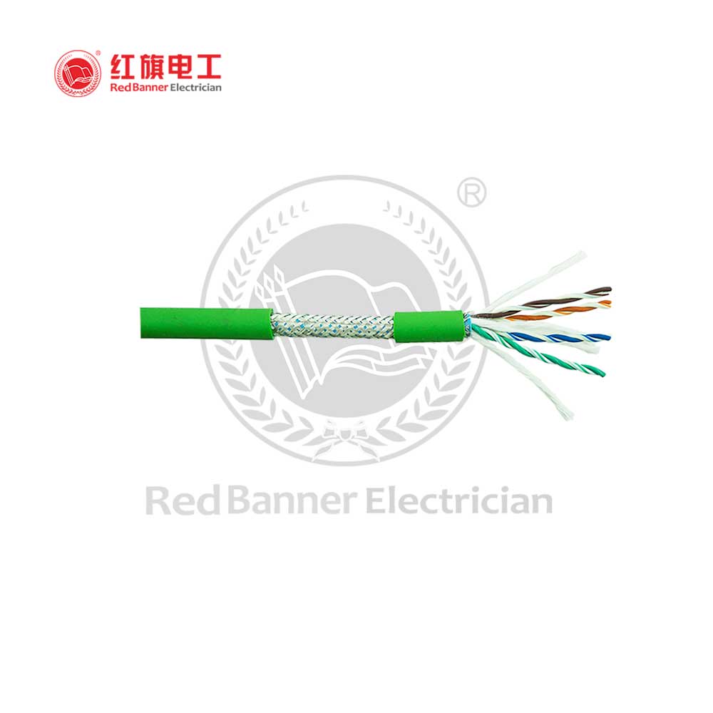 FLEX-TVVRPS 柔性雙絞屏蔽拖鏈線,FLEX_TVVRPS,高柔性電纜,拖鏈電纜,機器人電纜,雙絞線,屏蔽電纜,紅旗電工