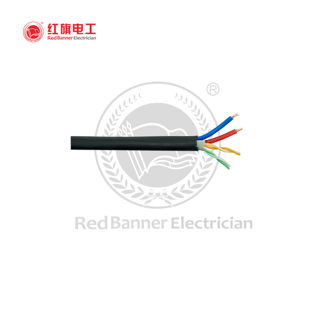 2對網(wǎng)絡(luò)電源綜合線,網(wǎng)線,電源線,紅旗電工